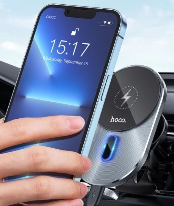 Тримач магнітний, бездротовий заряд: HOCO CA91 Magsafe Київ - фото 2
