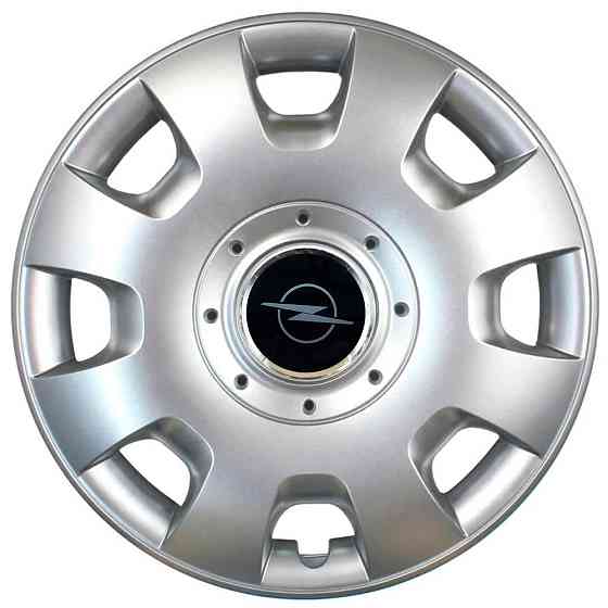 Автомобільні модельні ковпаки R14 Opel NEW 209 4шт, SJS, сріблясті Київ
