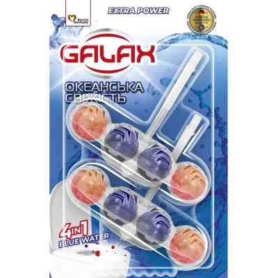 Туалетный блок Galax Океанская свежесть 2 х 55 г (4823128005407) Винница
