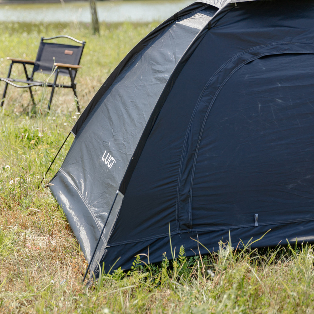 Двомісна туристична палатка для рибалки LU-025B Чорна Київ - фото 3
