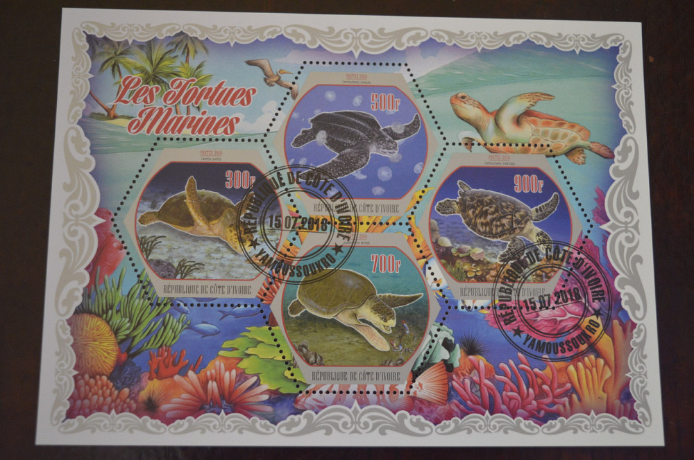 Кот-д’Ивуар. Фауна. Блок. 2014 год (Г) Полтава - изображение 1