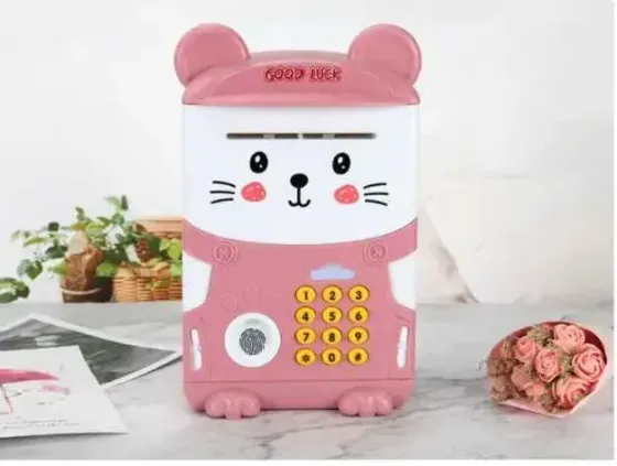 Копилка-сейф с кодовым замком и отпечатком Милый Мишка Коломыя