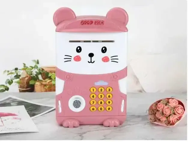 Копилка-сейф с кодовым замком и отпечатком Милый Мишка Коломыя - изображение 3