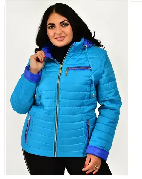 Жіноча демісезонна куртка трансформер.  Куртка — жилет. 42-72р Київ - фото 5