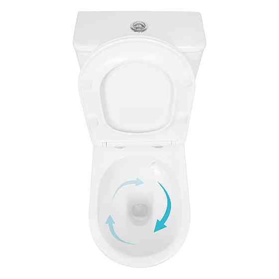 Унітаз підлоговий Qtap Arvin Ultra Quiet 630×350×795 мм із сидінням Soft-close, White QTARV27W49259 Київ