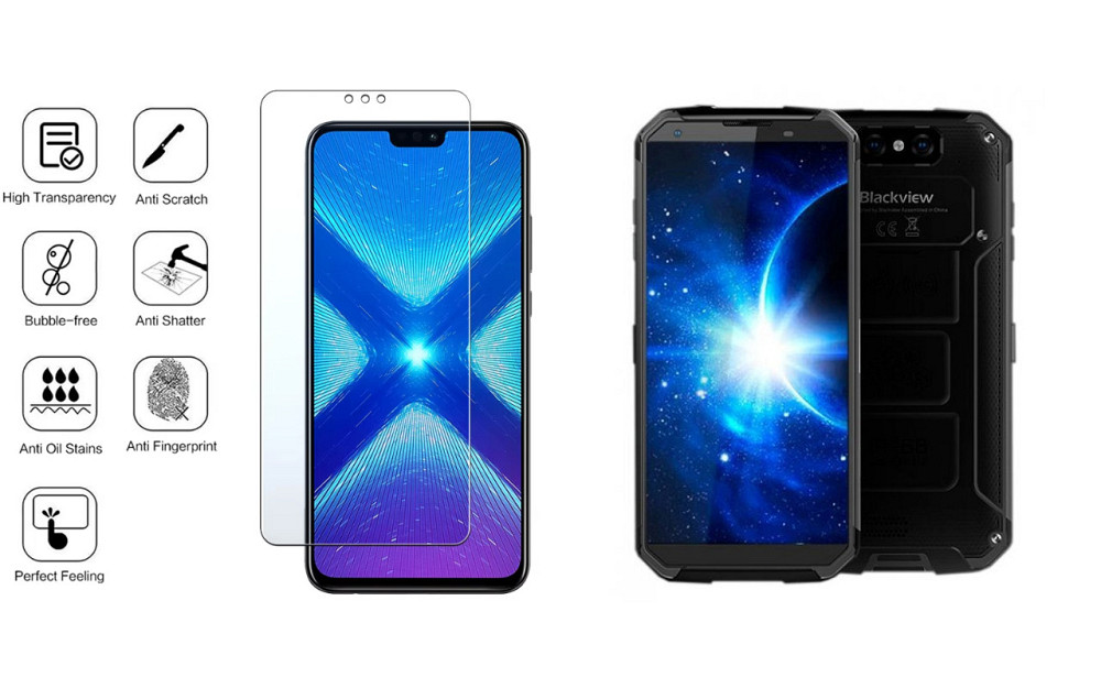 Захисне скло NeoGlass для Blackview BV9500, BV9500 Plus, BV9500 Pro – надпрозоре та стійке Київ - фото 4
