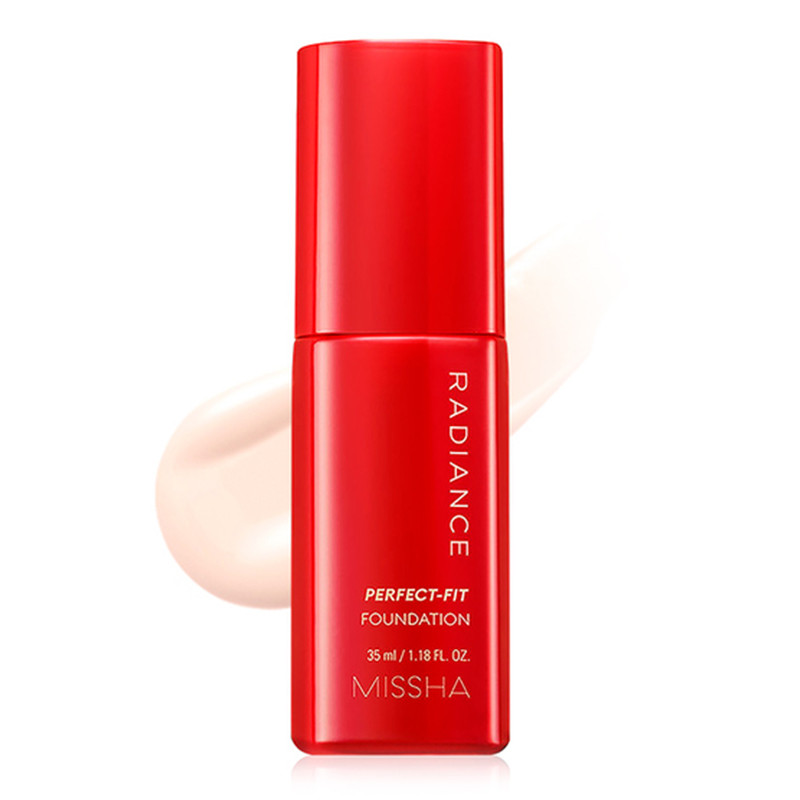 Тональна основа для обличчя Radiance Perfect-Fit Foundation SPF 30 PA++ №21P Missha 35 мл Київ - фото 1