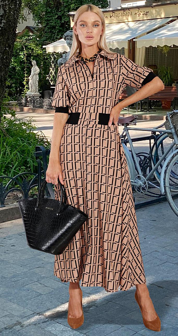 Модное платье с элементами вязки (46) Киев - изображение 2