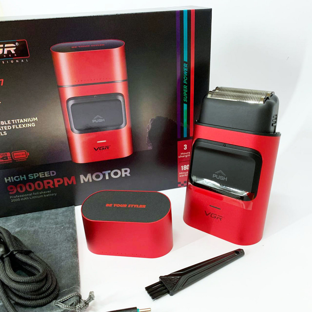 Электробритва для ухода за бородой, Аккумуляторная бритва для бритья головы, Бритвы электрические DB-55 Львов - изображение 3