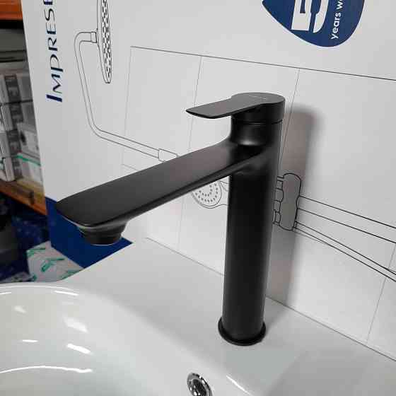 Змішувач для раковини високий Volle LIBRA de la noche чорний/матовий 1521.010204 Київ