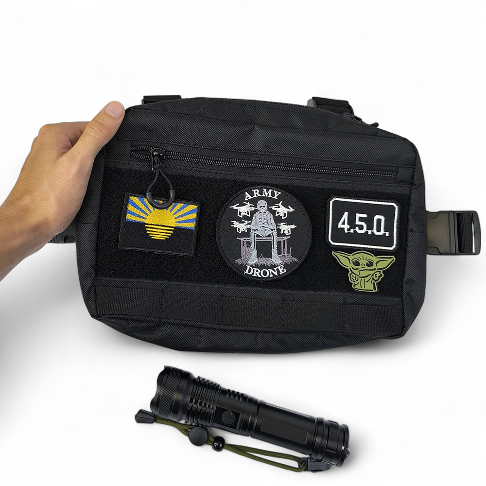 Плечова чоловіча містка сумка, Сумка тактична для чоловіків кобура тактична HX-42 Львів - фото 10