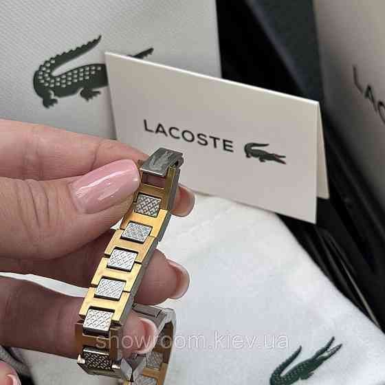 Мужской стильный браслет на руку Lacoste, Лакоста (40191) Киев