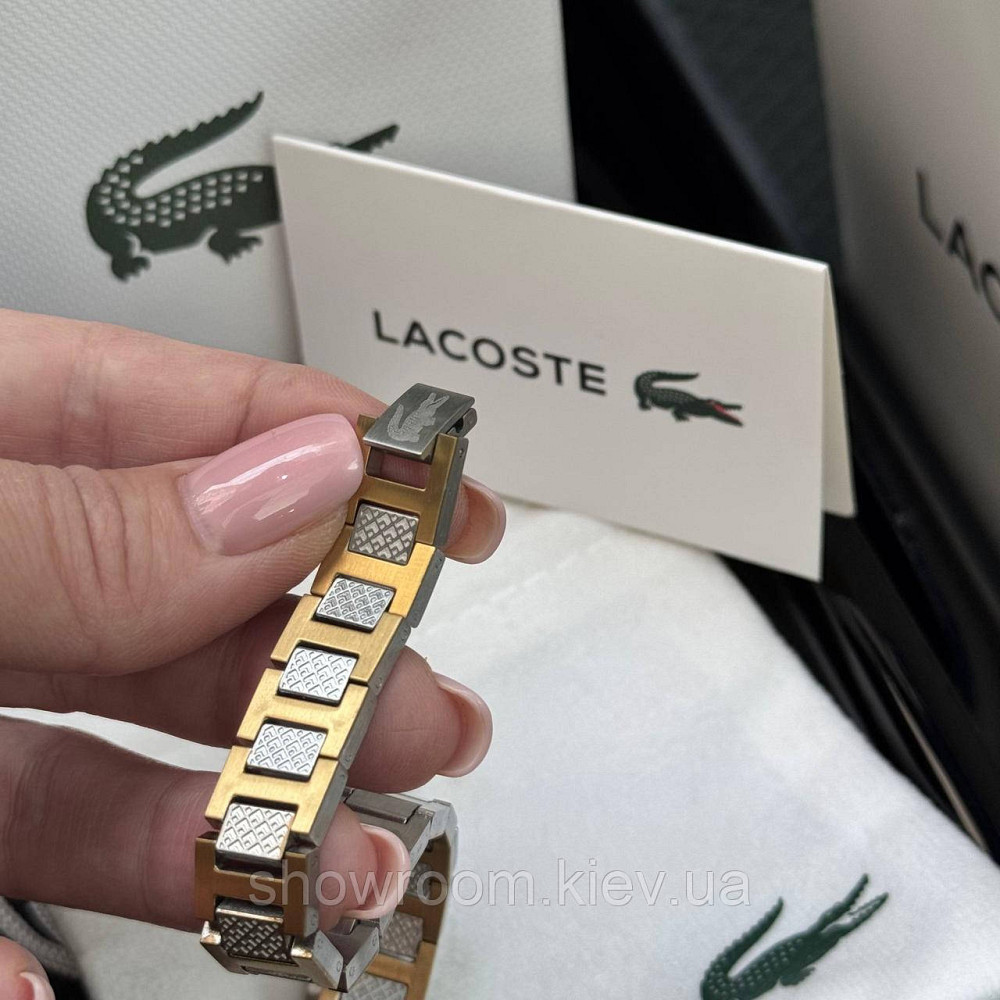Мужской стильный браслет на руку Lacoste, Лакоста (40191) Киев - изображение 3