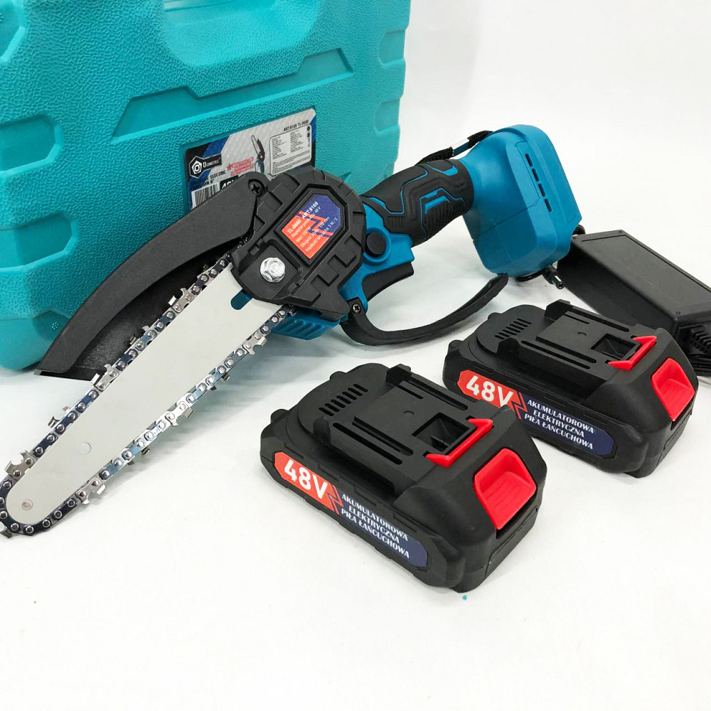 Цепная пила для дачи, Качественная мини-пила цепная Электропила на аккумуляторе для сада MD-87 Львов - изображение 2