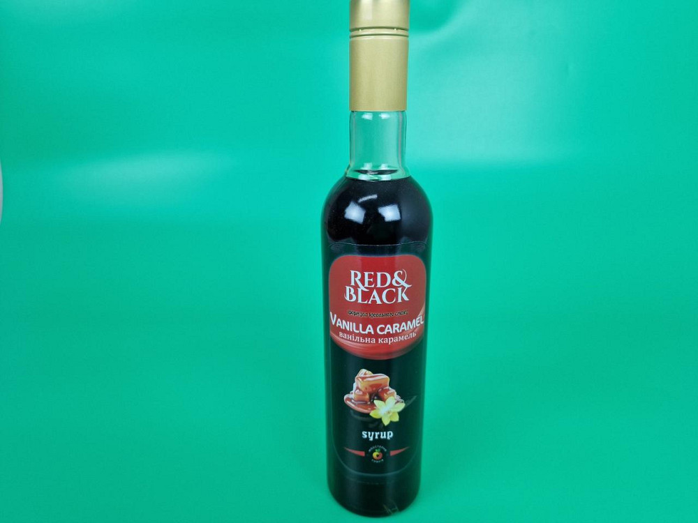 Сироп Red&Black Ванільна карамель 0,7 л (1 шт) Харків - фото 1