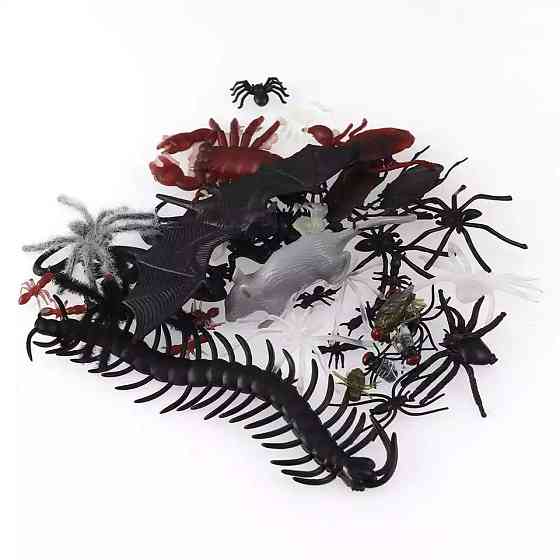 Искусственные насекомые 44 штуки разноцветный Киев