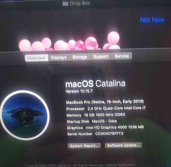 Ноутбук: Apple MacBook Pro 15 Retina , 17/16Gb. 500MB. Київ