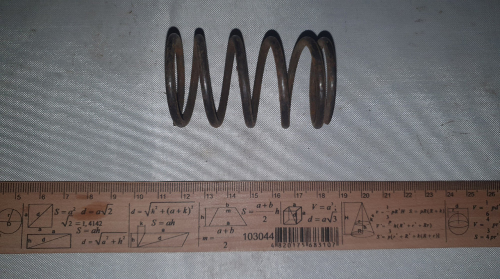 Пружина стиснення 38х64х3.5 мм. СССР. Харків - фото 2