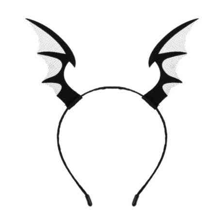 Обруч на Хэллоуин Крылья летучей мыши one size черный Киев