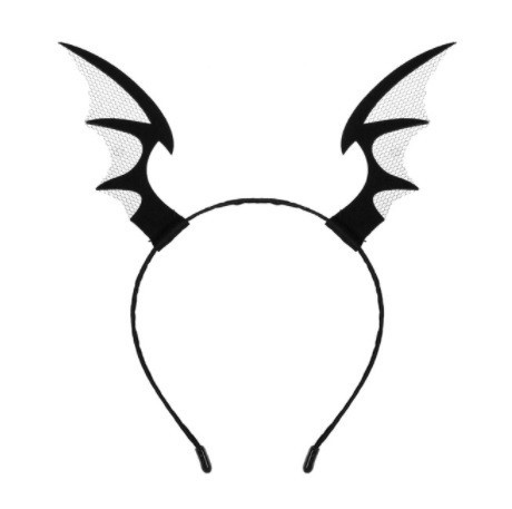 Обруч на Хэллоуин Крылья летучей мыши one size черный Киев - изображение 1