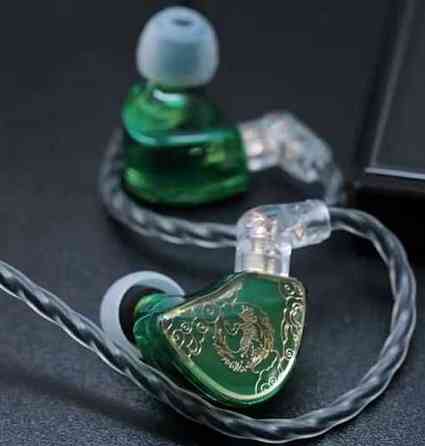 TANGZU WAN'ER SG] Jade Green/ качественные и красивые наушники +12 амбушюр. Киев