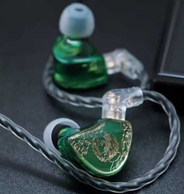 TANGZU WAN'ER SG] Jade Green/ качественные и красивые наушники +12 амбушюр. Киев - изображение 4