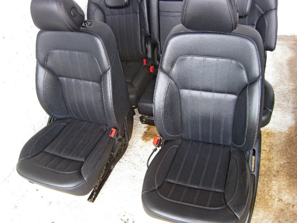 Mercedes-Benz  A1669103108 9D88 Комплект сидінь чорний шкірозамінник GLS X166 Одеса - фото 8