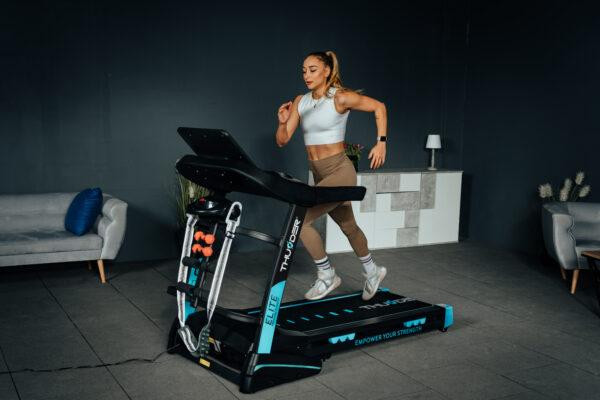 Беговая дорожка электрическая THUNDER ELITE-DS-BLACK Киев - изображение 6