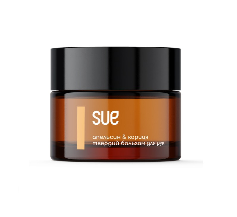 Твердий бальзам для рук Апельсин та кориця Sue 25 мл Київ - фото 1