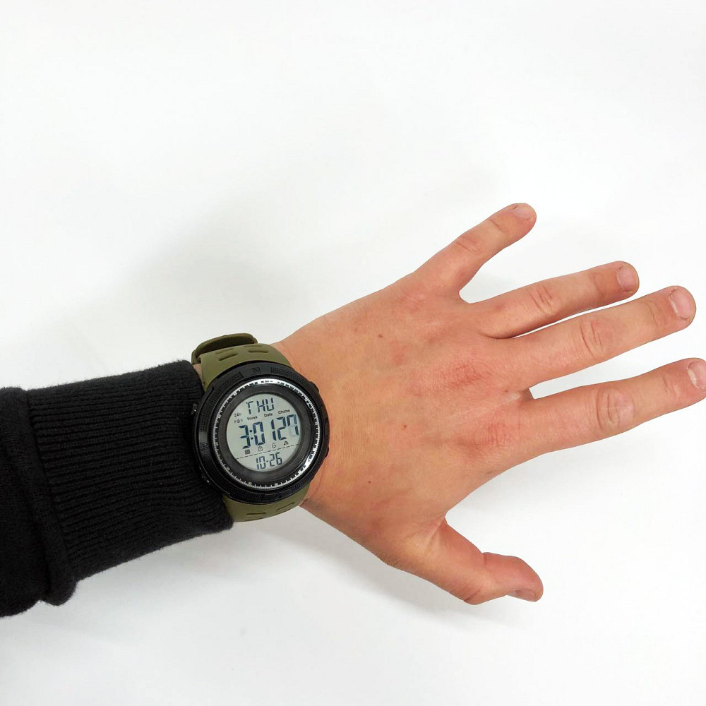 Хорошие наручные часы мужские SKMEI, Часы армейские скмей Водостойкие тактические NH-72 Киев - изображение 7