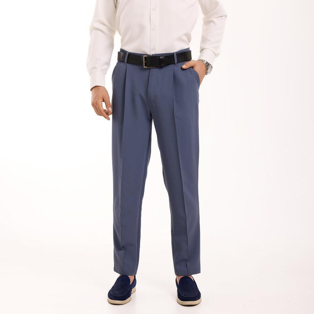 Антрацит темно-серые мужские брюки смарт-кэжуал со стрелками Pobedov Legend Киев - изображение 1