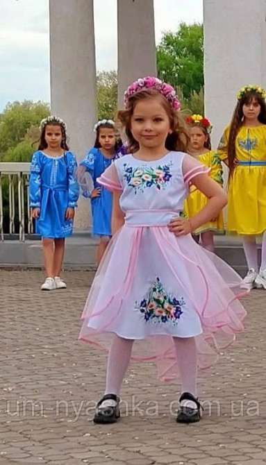 Дитяче вишите плаття вишиванка "Лея" 134-140 Кривий Ріг - фото 1