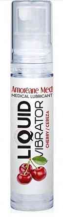 Стимулирующий лубрикант от Amoreane Med: Liquid vibrator - Cherry ( жидкий вибратор ), 10 ml Sex Aura Киев