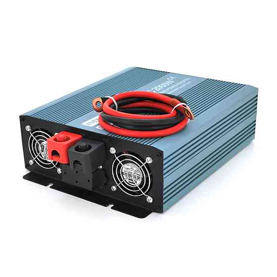 Інвертор напруги Mexxsun MXS-2000, 24V/220V, 2000W з правільною синусоїдою, 2 Shuko, клемні дроти, Q4 Київ