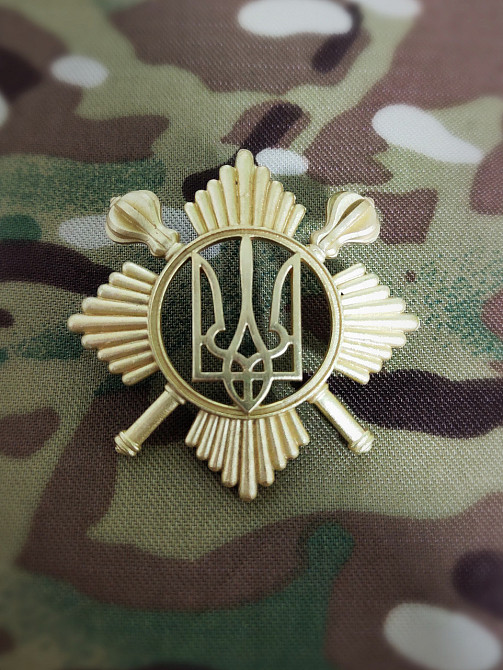 Беретний знак Президентського полку метал Запоріжжя - фото 4
