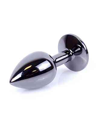 Анальна пробка - Jewellery Dark Silver Plug Pink Sex Aura Київ