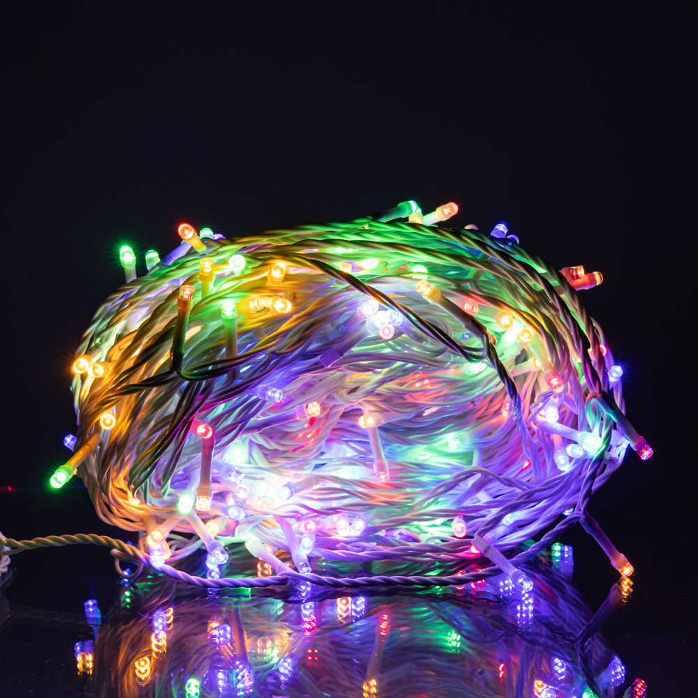 Garlando Гірлянда Нитка вулична 30 м 300 LED білий провід Мультиколір CF300L30MWML Коломия - фото 2
