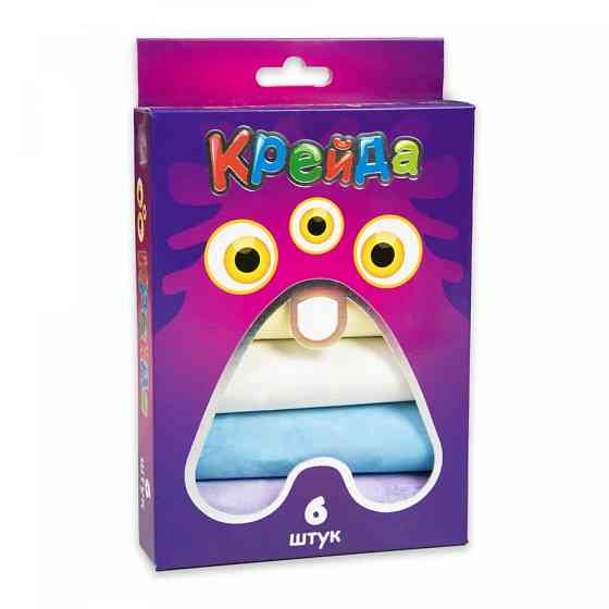 Детский набор Мел Большой круглый Strateg 50102 разноцветный 6 шт Винница