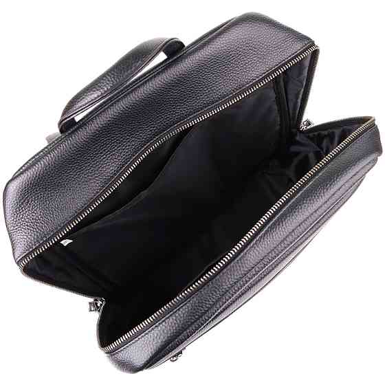 Міський рюкзак унісекс з натуральної шкіри Чорний (Vintage) Київ