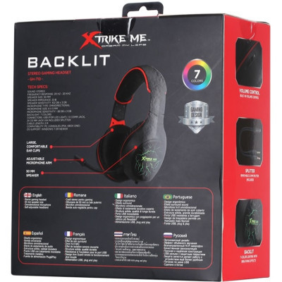 Наушники Xtrike ME GH-710 Rainbow Black (GH-710) Винница - изображение 6