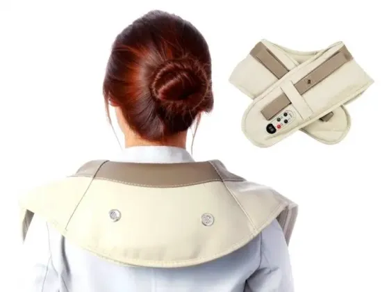 Вибрационно-ударный массажер для плеч и тела Cervical Massage Shawls Коломия