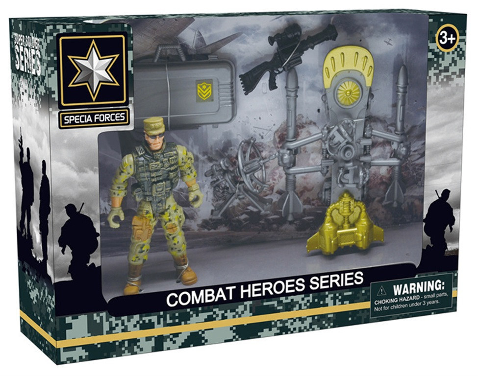 Іграшковий набір DIY Toys Фігурка військового з обладнанням (CJ-2175184) (6809368) Київ - фото 1