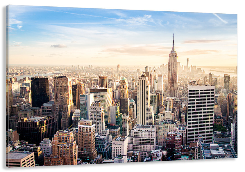 Картина холст в гостиную / спальню Місто  MLP_85 80х160см Киев - изображение 1