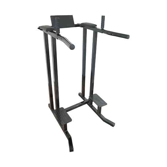 Брусья стационарные + пресс 2 в 1 с упорами для ног 40х40 мм Спортивные стенки и турники для дома разборная Киев