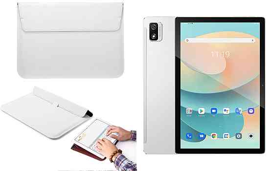 Чохол-конверт VitoCase для Blackview Tab 12, 12 Pro, з функцією підставки для планшета Білий Київ