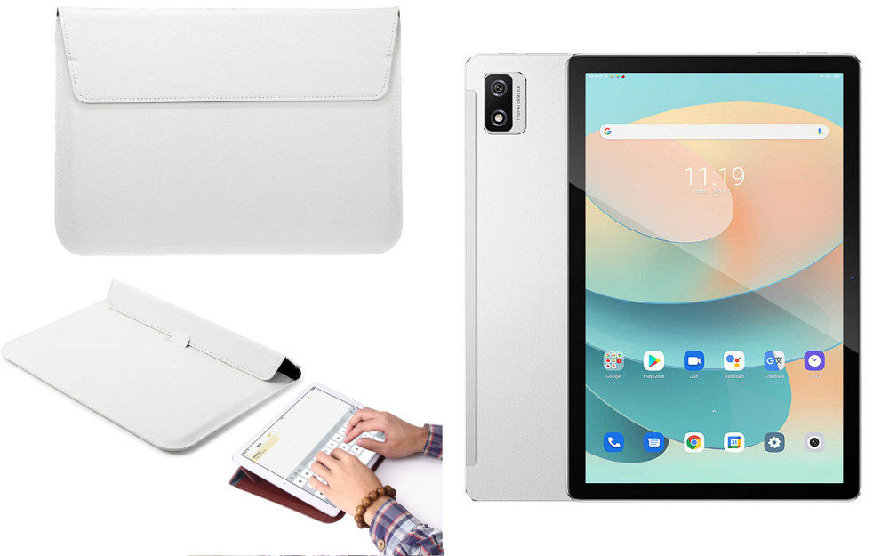 Чохол-конверт VitoCase для Blackview Tab 12, 12 Pro, з функцією підставки для планшета Білий Київ - фото 1