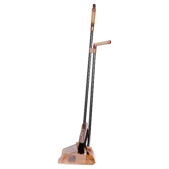 Household Набір віник і совок на довгій ручці для підлоги 26×24×105 (см) Коричневий HP-35015-8G Коломия