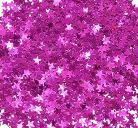 Конфетті із фольги Зірочки 10 г 1 см малиновий Київ