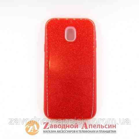 Samsung J3 2017 J330 чохол Shining блискітки red Одеса