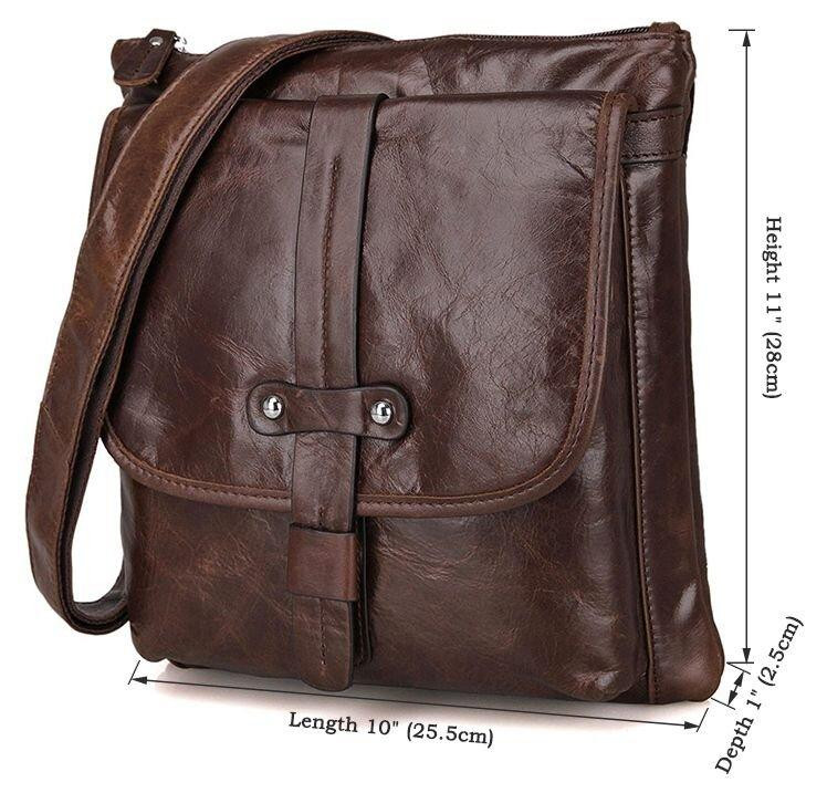 Сумка чоловіча Коричнева (Vintage) Київ - фото 10